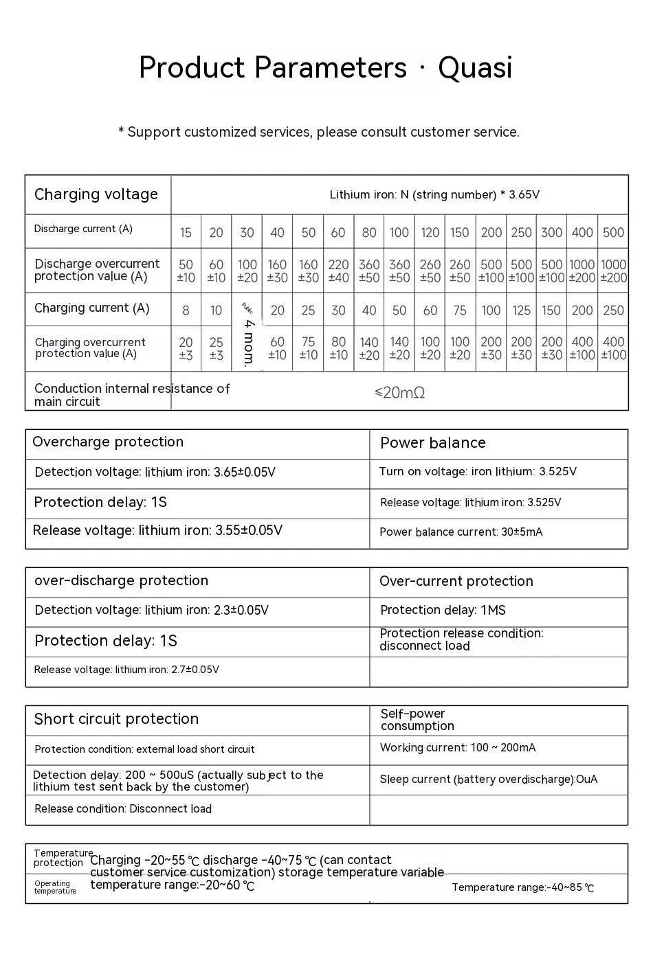 Dali brand lithium iron phosphate battery protection board for 4S 12V battery packs.