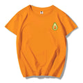Men's summer short-sleeved T-shirt with round neck and plant flower printed pattern in loose fit style