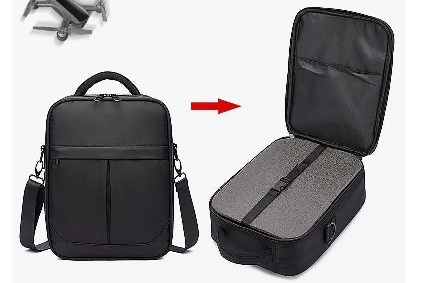 Black Oxford fabric men's messenger shoulder bag