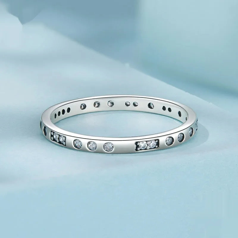 Oxidised black silver ring with moss texture and I Love You engraving on adjustable alloy band