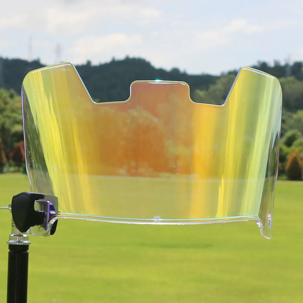 American style rugby helmet goggles in multiple colours showing tool-free attachment.