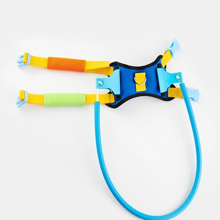 Blue adjustable dog blind collar with anti-collision ring protection in various sizes