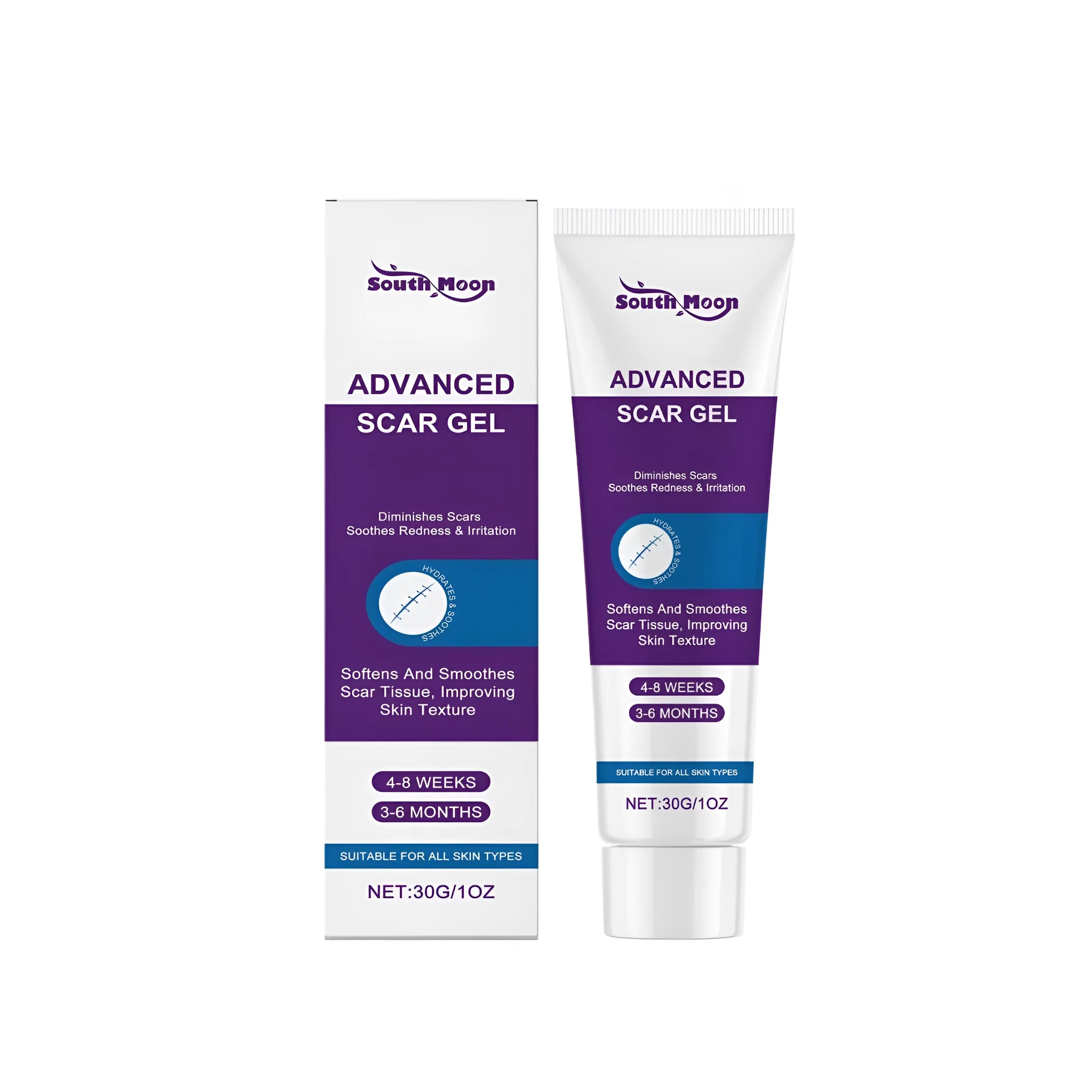 Imprinted Desalination Gel 30g tube with Centella asiatica retinol panthenol