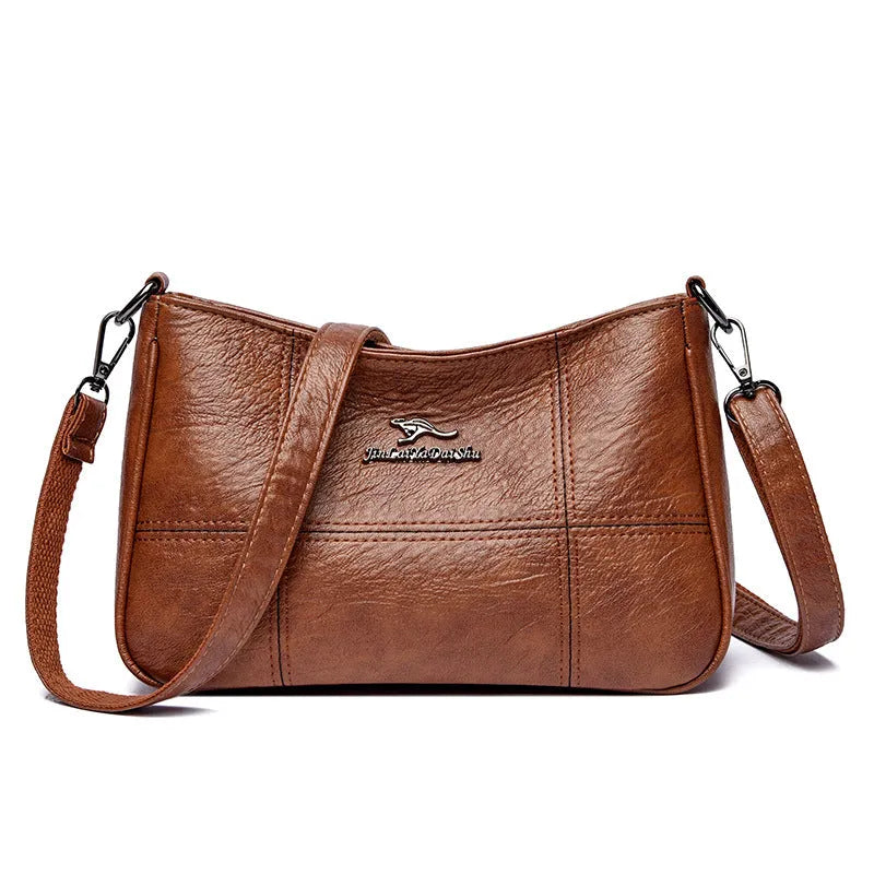 Sheepskin cross stitching small square crossbody bag for women in black, blue, wine red, yellow