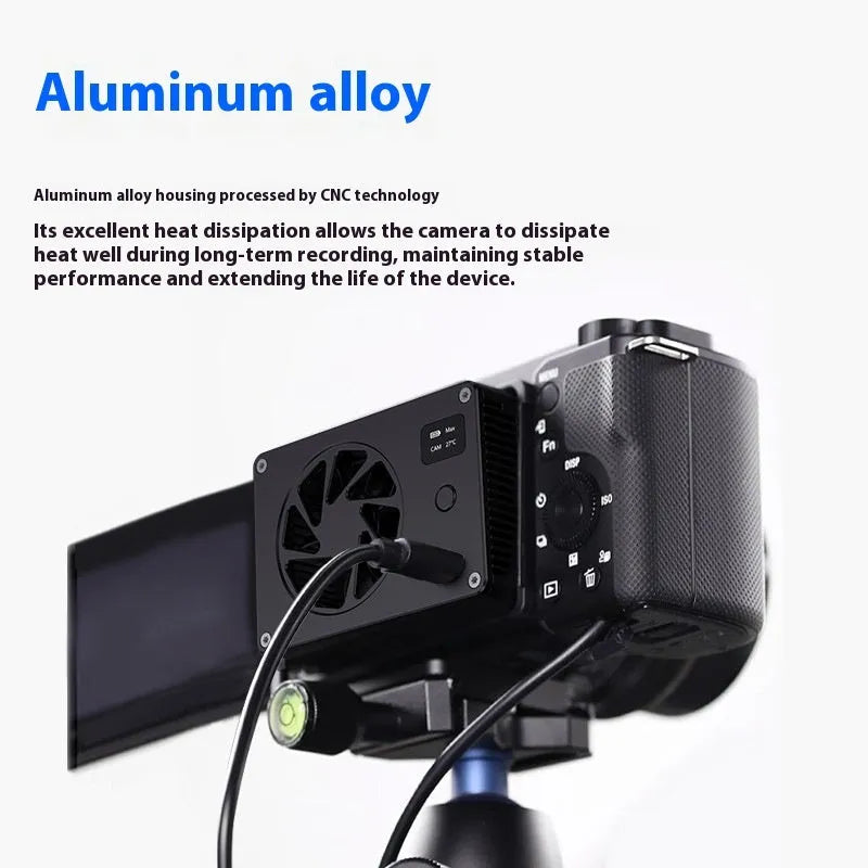 Black aluminium alloy computer cooling fan radiator with smart cooling technology