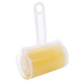 Reusable washable lint roller with protective cover for pet hair removal