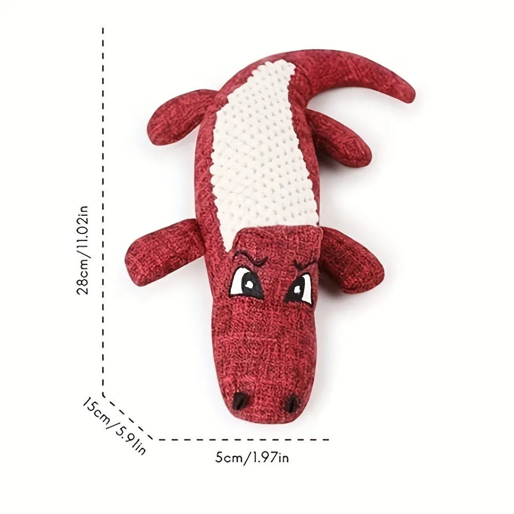 Corn grid pattern plush toy for pets in blue colour with textured surface for teeth cleaning