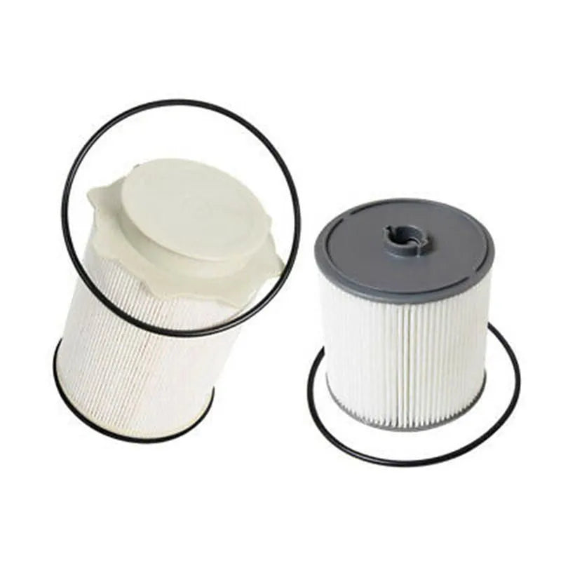White diesel fuel filter kit for RAM 1500-5500 trucks with nitrile rubber seal