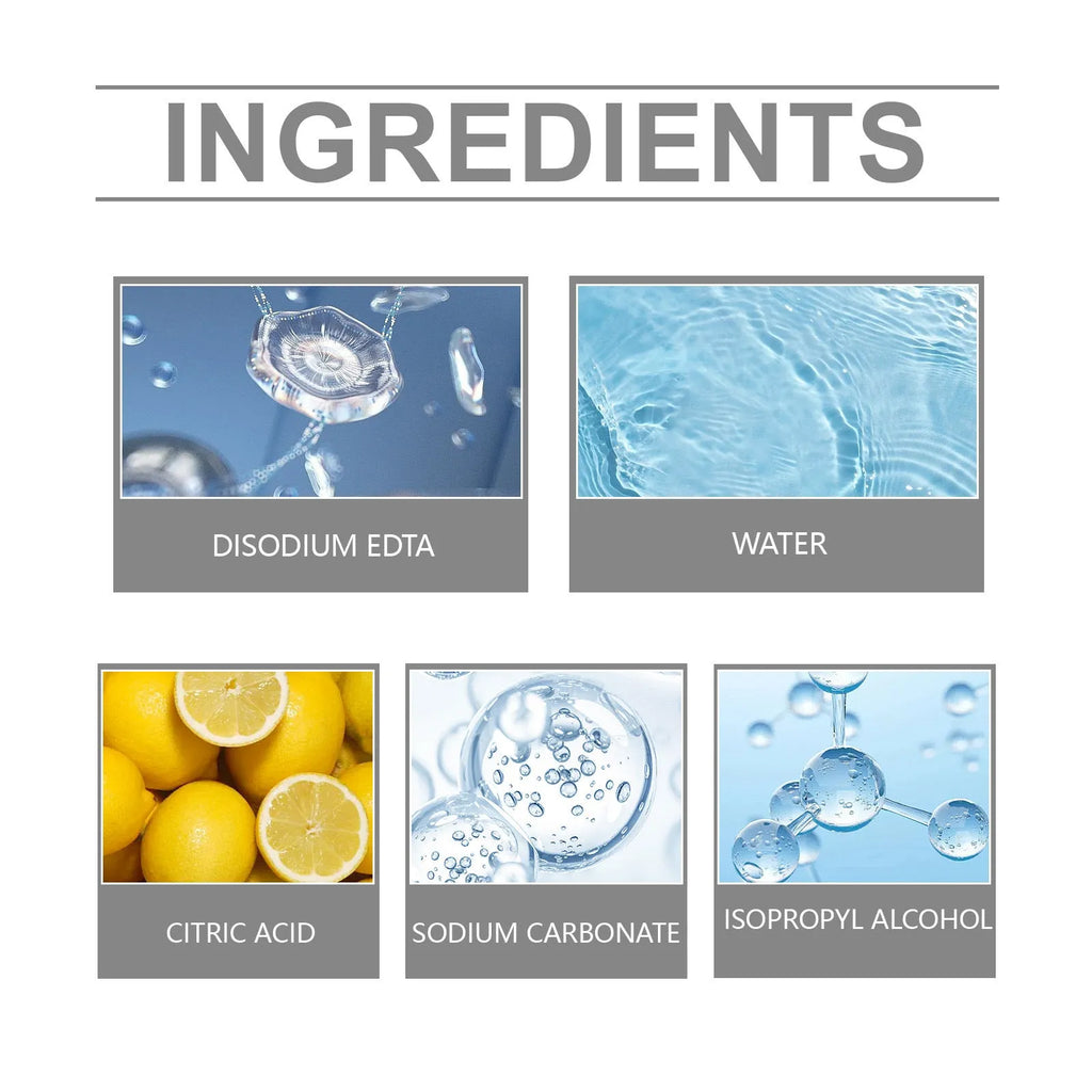 120ml car tyre rust remover bottle with citric acid formula for cleaning
