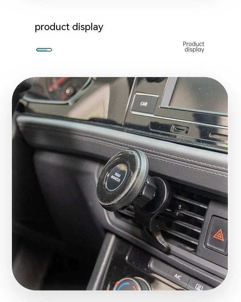 Vacuum adsorption car phone mount for Tesla dashboard with nano pad