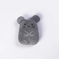 Colourful catnip plush chewing toy with claw and thumb textures for feline teeth grinding