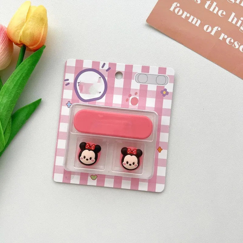 Plastic cartoon magnetic data cable fixer for desktop organisation, shown in one of ten available colour styles.