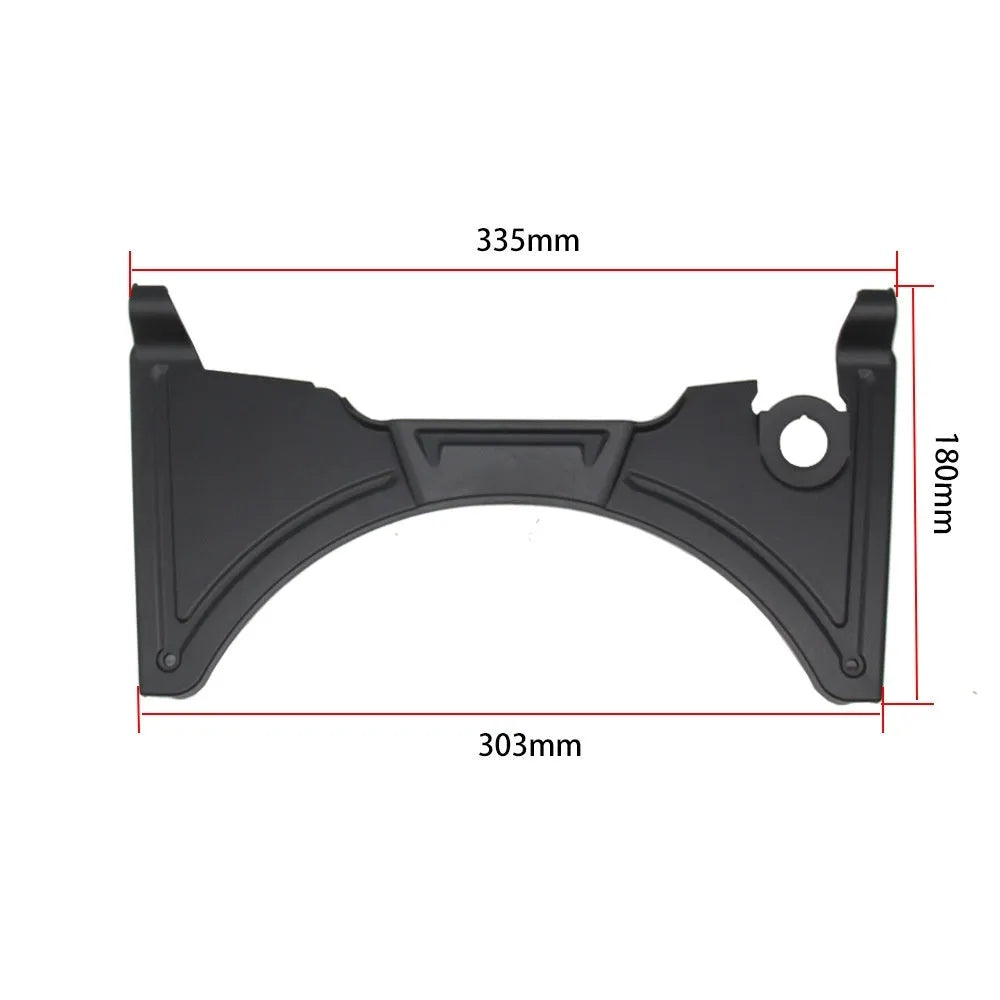 Black BMW R1250GS motorcycle cockpit fairing replacement kit for compatible GS adventure models