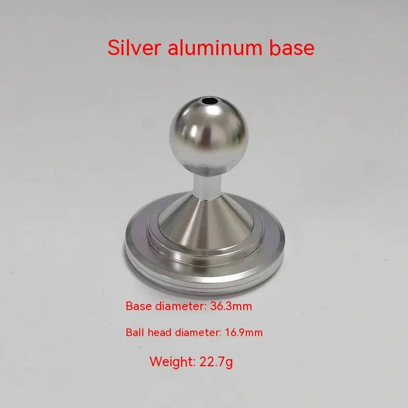 Aluminium alloy instrument panel accessories in black and silver finishes with universal mounting base