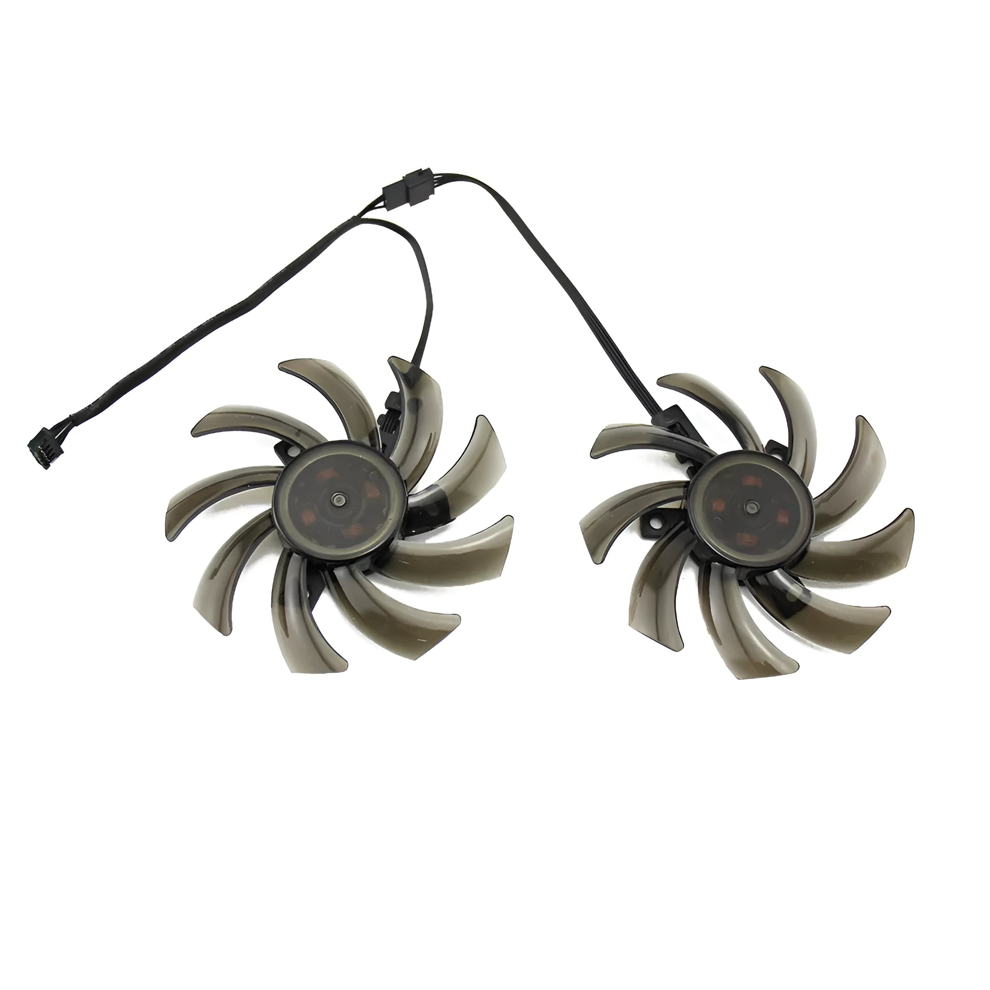 GA91S2U black universal pair graphics card cooling fan 85mm 40mm mounting hole distance 4-pin header