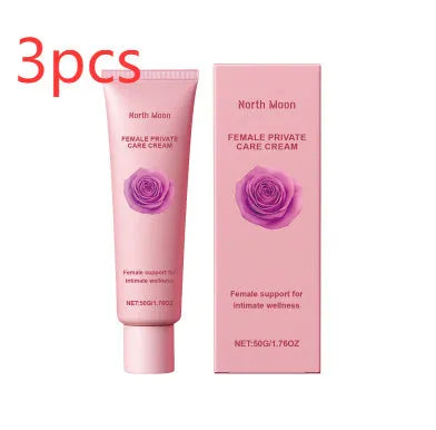 50g moisturising cream jar with rose and peppermint extracts for dry skin care