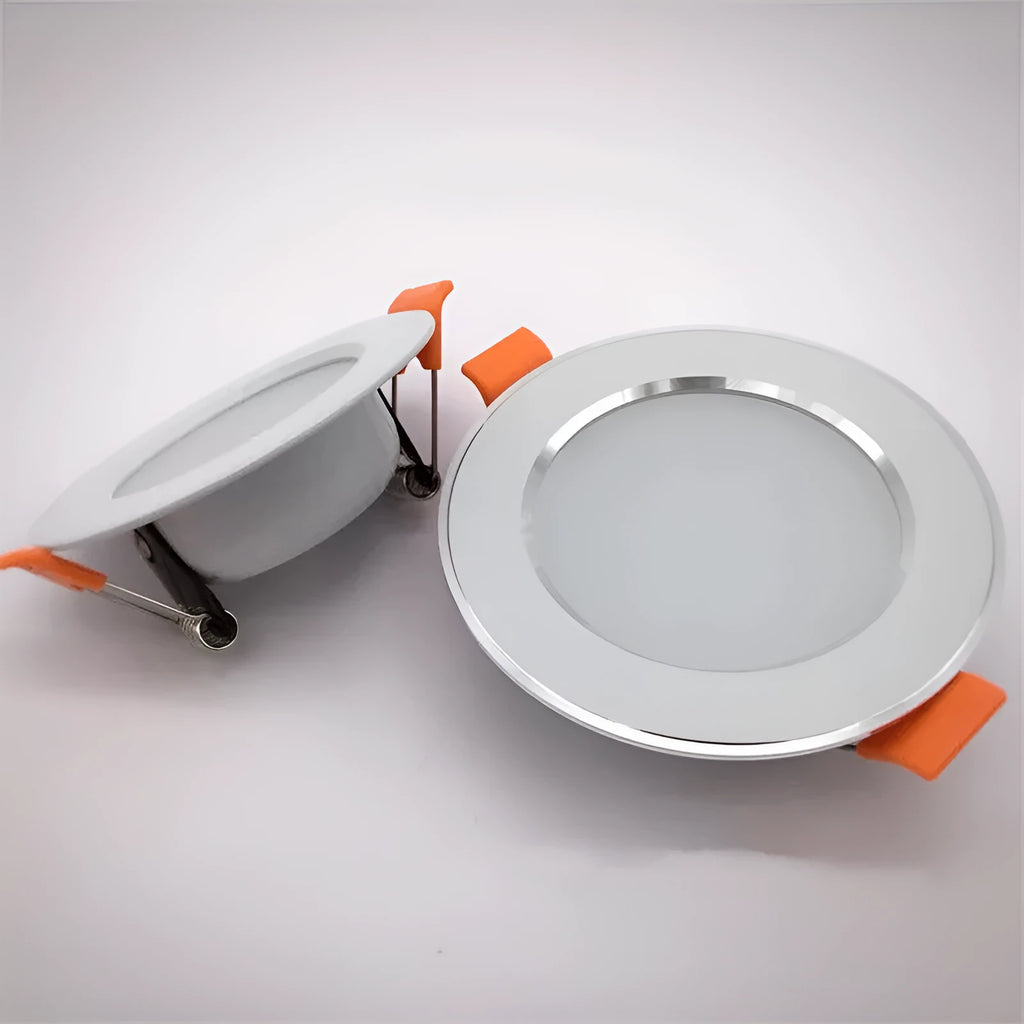 Anti-fog LED downlight with aluminium housing, straw hat style, 3000K-6000K colour temperature options
