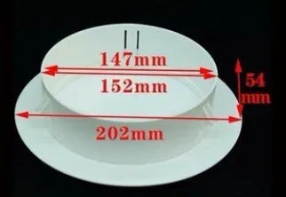 Plastic air-conditioning hole cover in white for sealing wall ports, size options for 37-165mm diameters