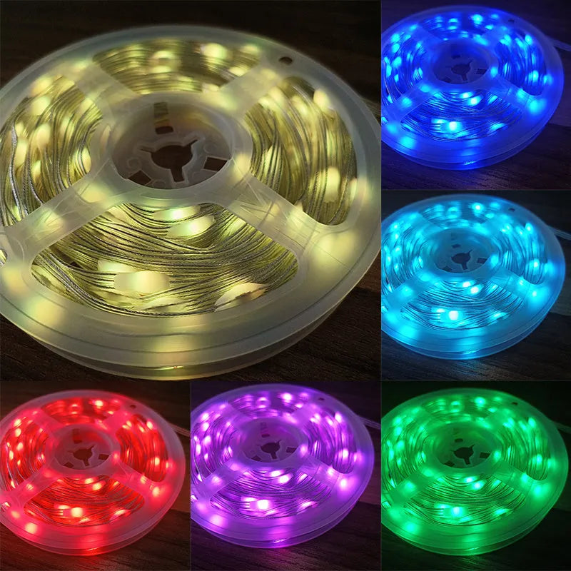 10 metre LED light string with 100 multi-colour lights for festival party decoration