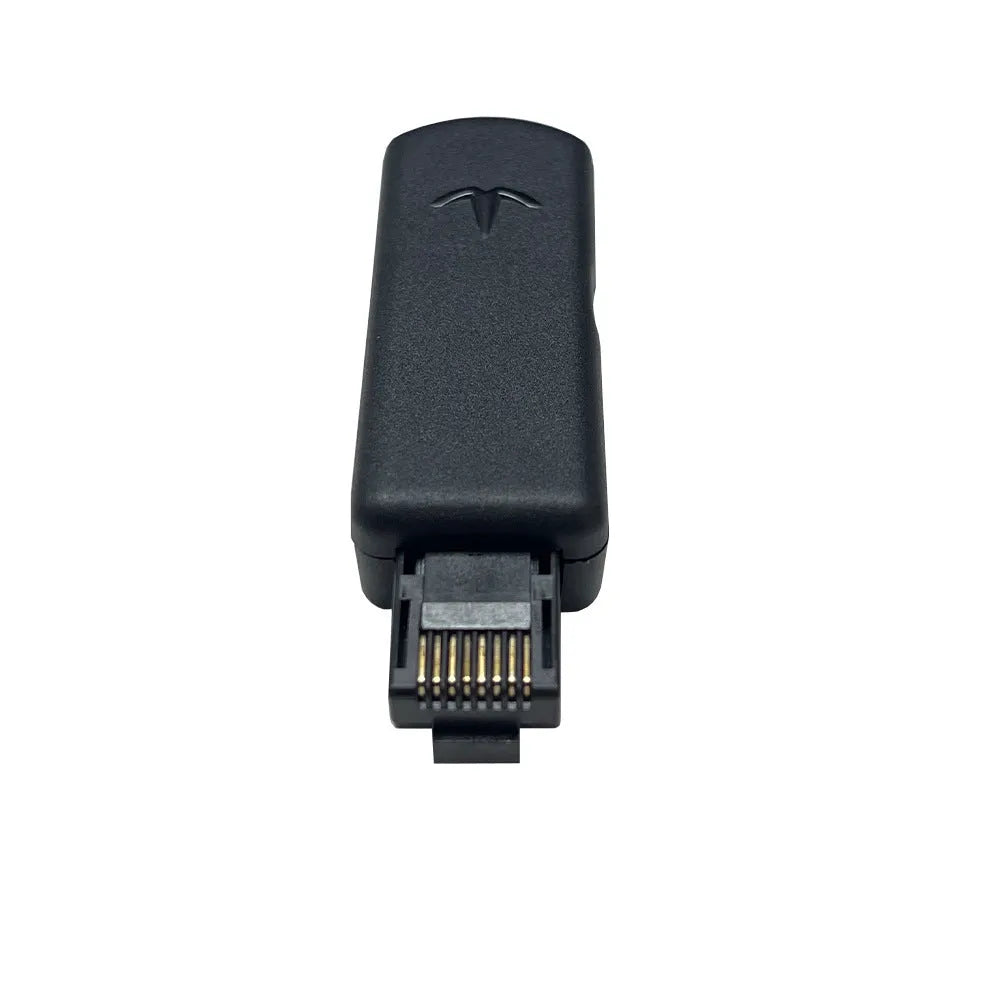 Black JB Tool USB adapter for PlayStation systems with Ethernet port and version switching capability