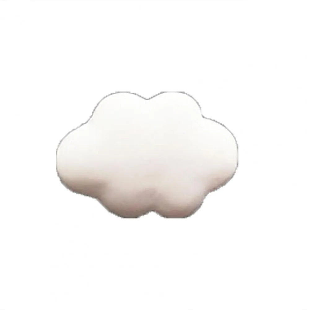 Resin cartoon Baiyun cloud car air freshener clip in light green, shown attached to a car air vent.