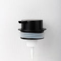 ABS plastic foam pump facial cleanser dispenser with large pump head in hand-push design