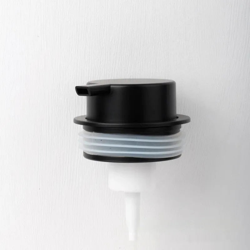 ABS plastic foam pump facial cleanser dispenser with large pump head in hand-push design