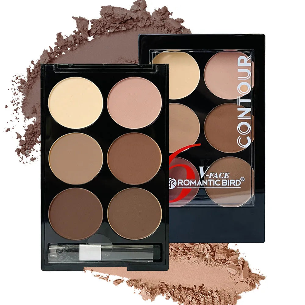 Matte brightening base contour compact 16.8g for women universal skin type F583 new colour box