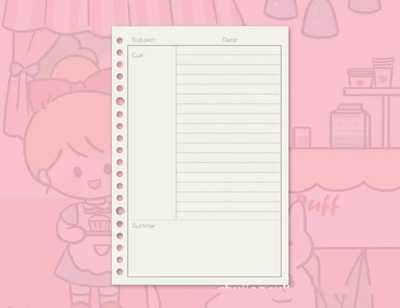 B5 detachable coil notebook with multiple inner pages, Snowman cover design