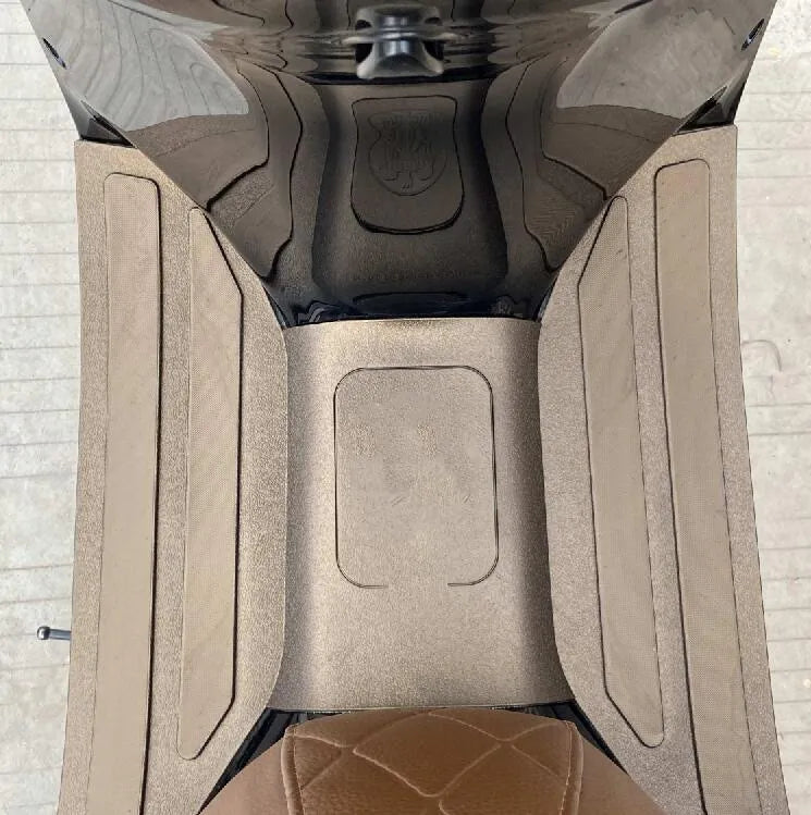 3D rubber motorcycle foot pad modification accessories in Black Gray or Bronze Gold colours