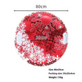Colourful winter ski ring toy made from environmentally friendly PVC plastic