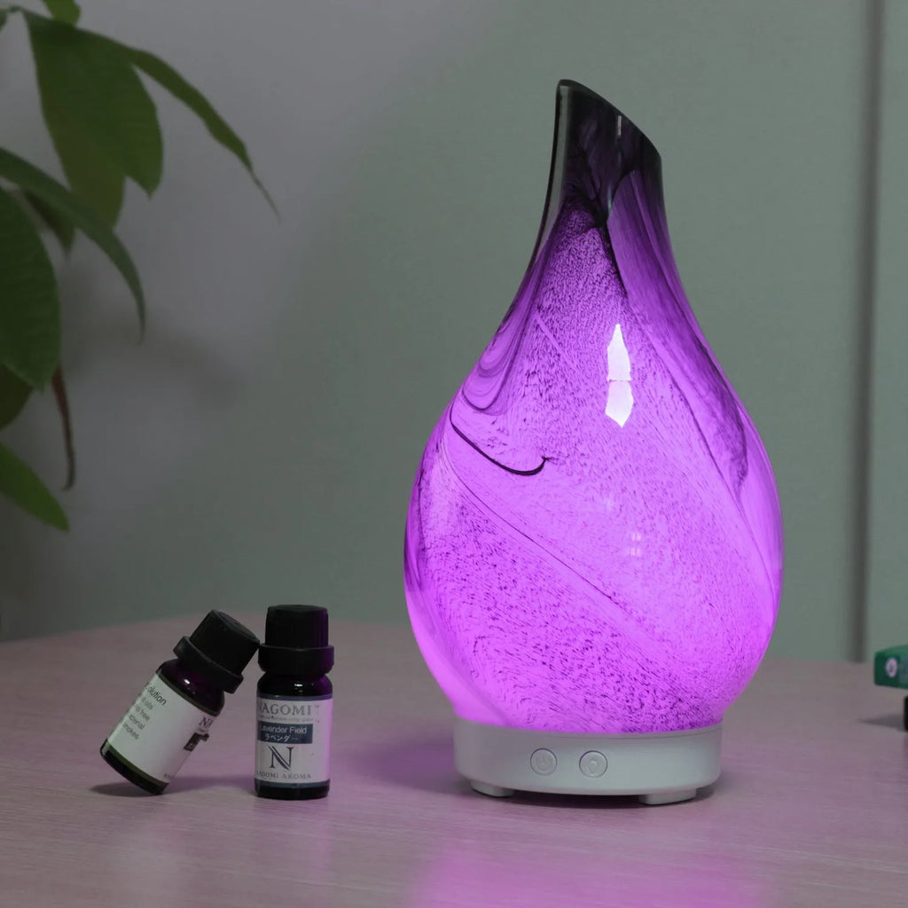 Ultrasonic humidifier seven colour lights vase shape for small rooms under 10 square metres
