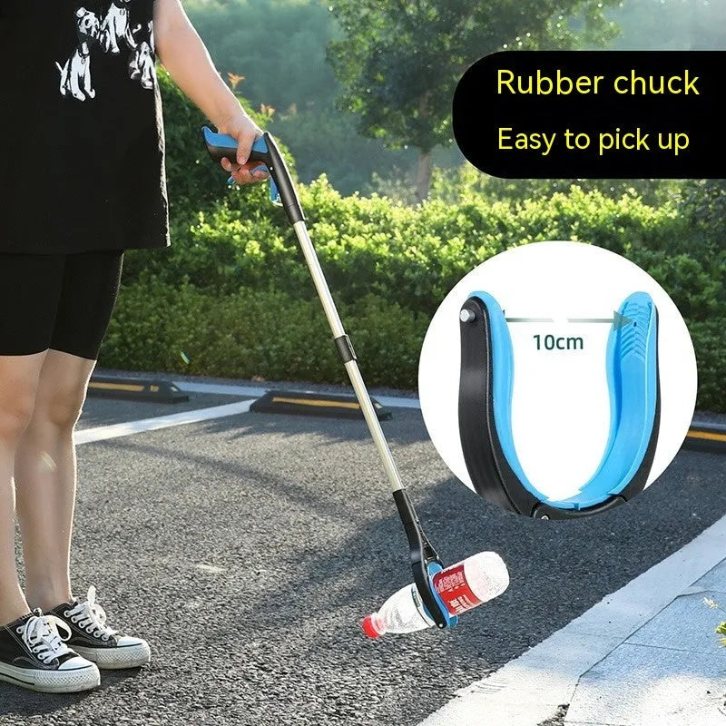 Plastic and aluminium alloy rubbish bin bag clip in blue, green, orange, red, yellow or blue lighting