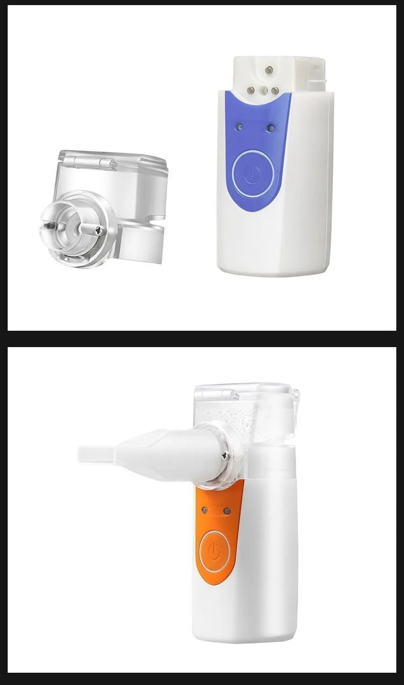 Household USB handheld nebuliser spray machine with columnar plastic design