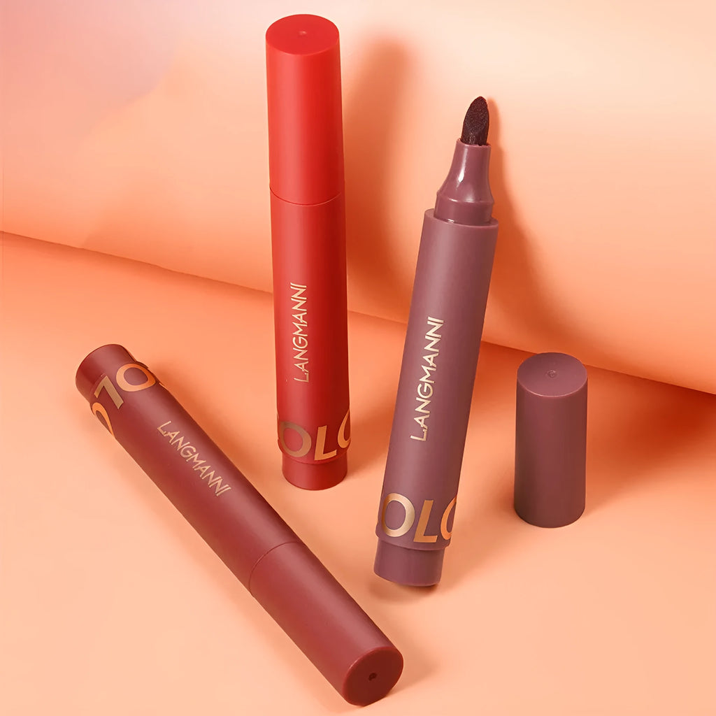 Waterproof liquid lip liner 3ml lifting lip liner in three shades #1 #2 #3