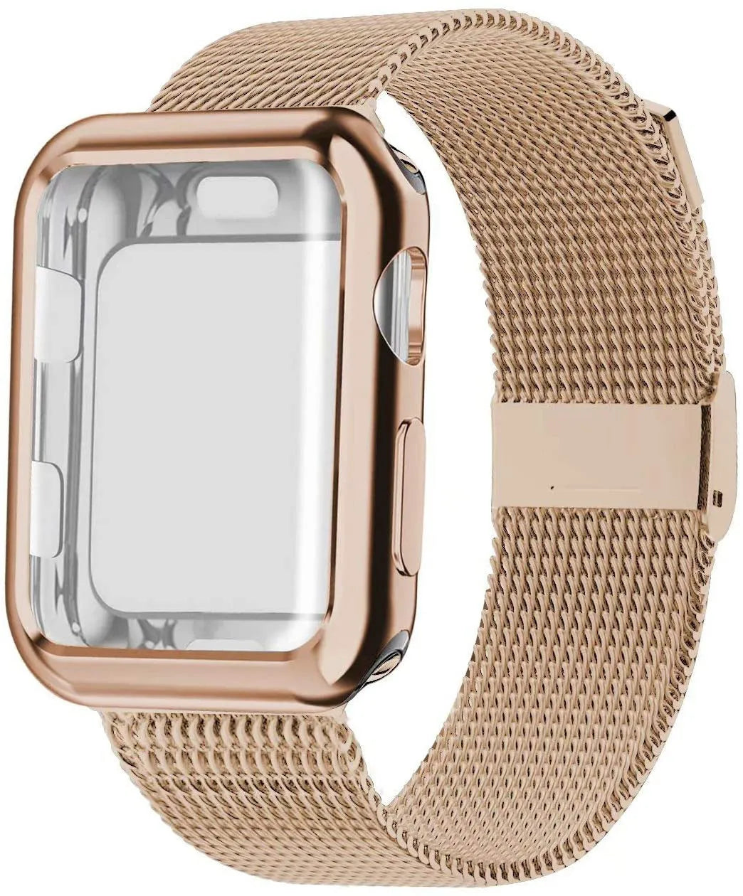 Magnetic Milanese loop metal band with TPU lining for Apple Watch in multiple colour options.