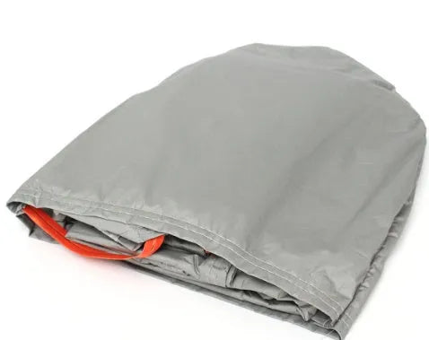 Grey magnetic car windshield cover 240x140cm with mirror covers for sun and snow protection