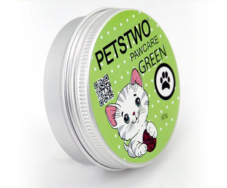 PETSTWO Pet Foot Moisturizing Cream 60g in a tube with natural propolis and oils for cats and dogs