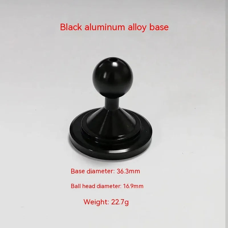 Aluminium alloy instrument panel accessories in black and silver finishes with universal mounting base