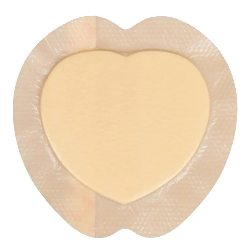 Large skin-coloured silicone bedsore dressing sticker for medical pressure relief