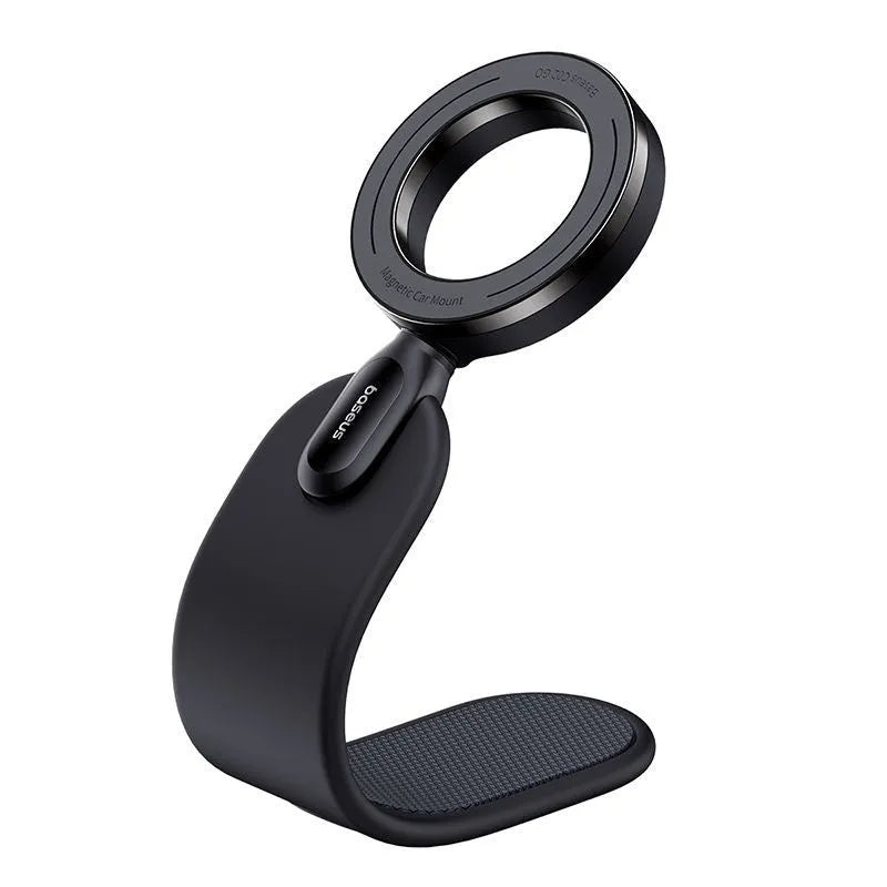 Magnetic car phone holder with 15W wireless charging in ordinary hollow style