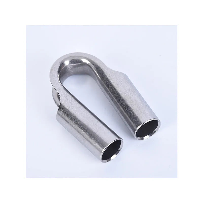 Stainless steel tubular sleeve ring circular connector for industrial applications