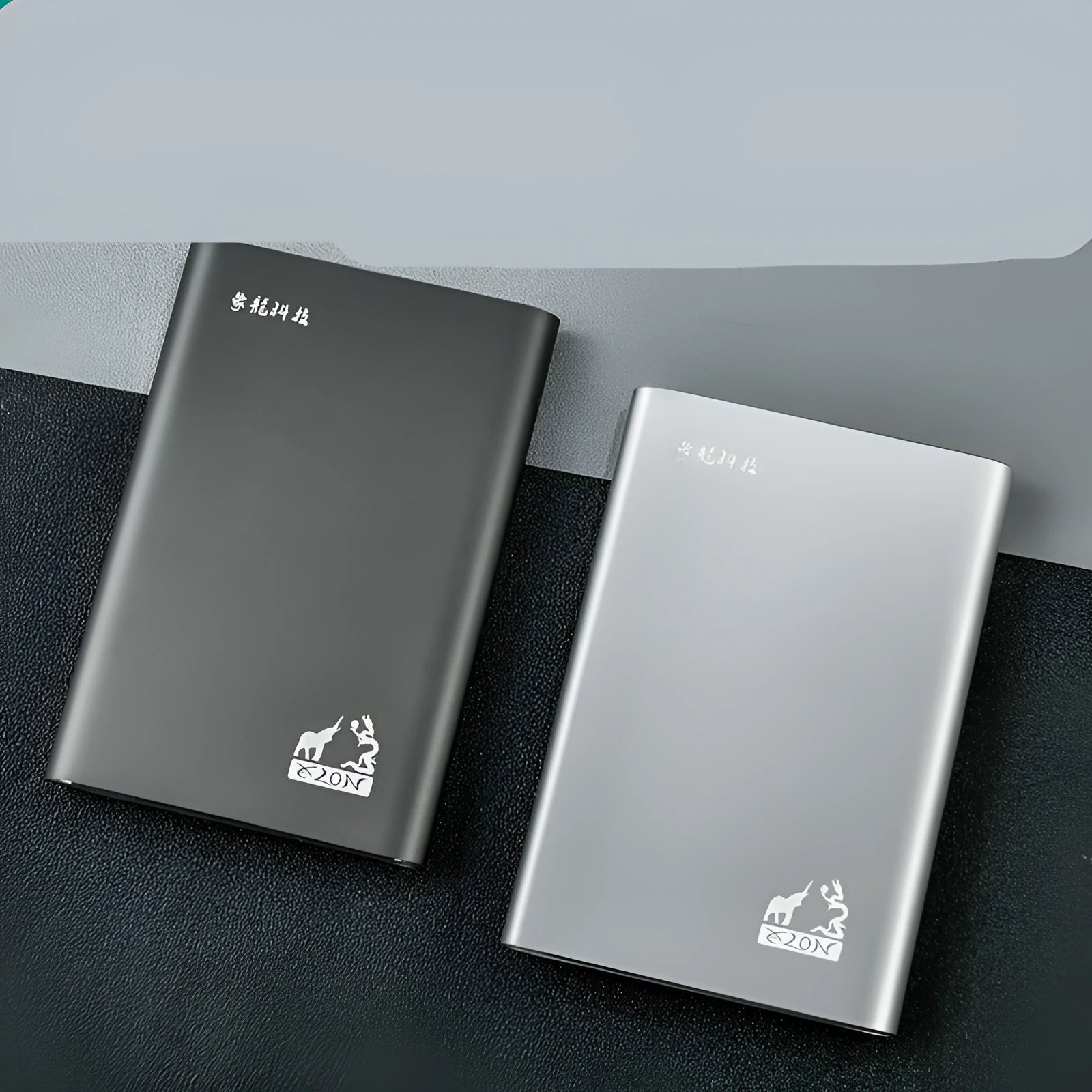 External hard drive 2.5 inch USB 3.0 metal shell black and silver
