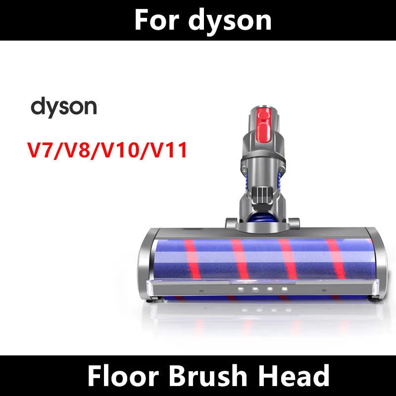 Dyson vacuum compatible soft velvet rolling brush head replacement accessory 260mm by 110mm