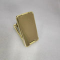 Foldable mobile phone holder with ring buckle adjustable stand and magnetic car bracket