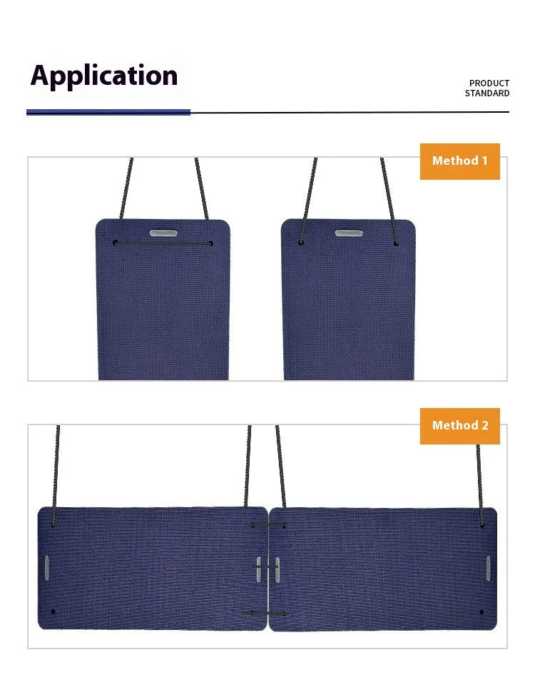 Blue EVA marine fender for boat and dock protection with anti-collision design