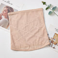 Mesh postpartum belly band in black or skin colour with cross waistband design
