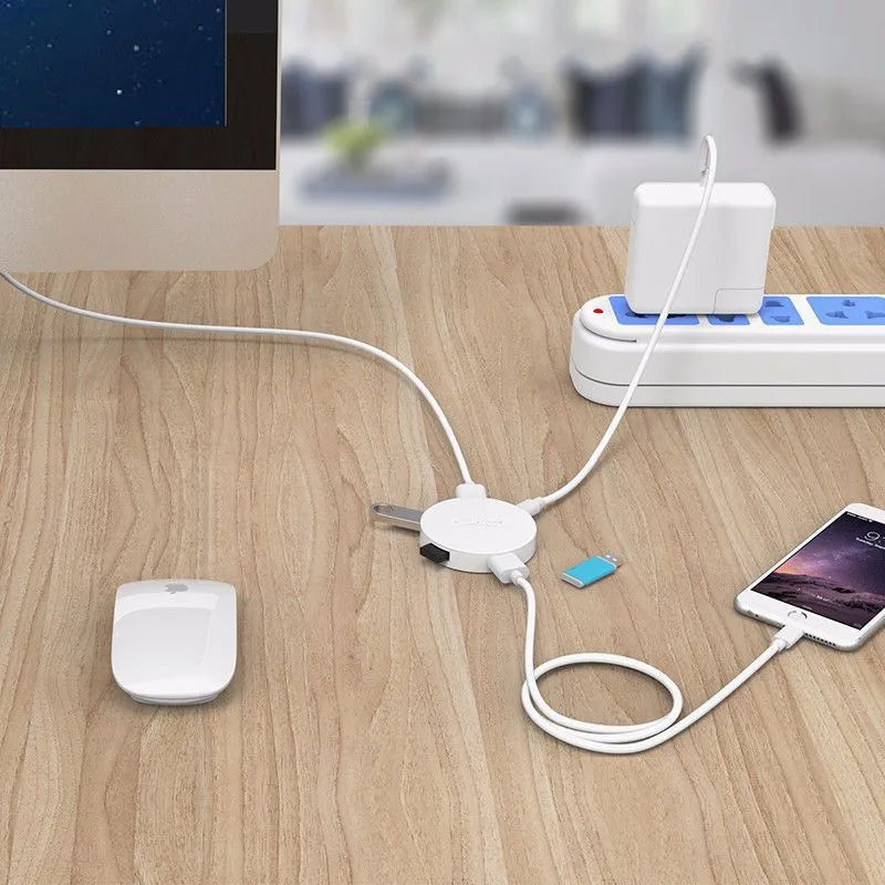 ORICO HA4U-U3 USB 3.0 four port hub with detachable cable