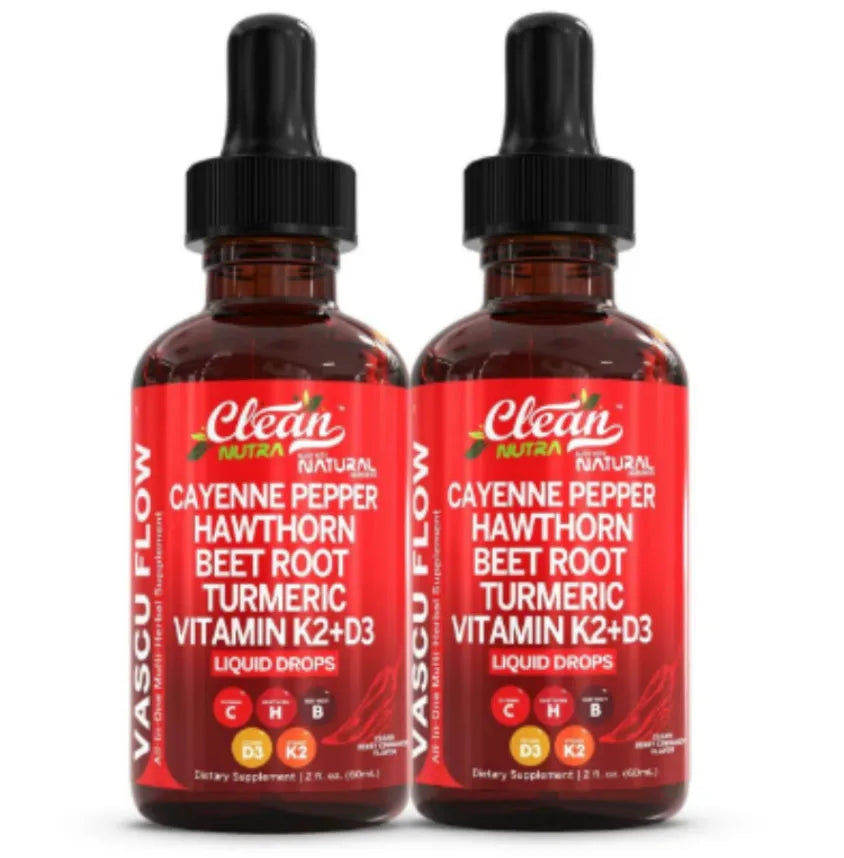 60ml bottle of vitamin D3 with K2 and hawthorn fruit liquid supplement drops with dropper