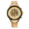 MCE men's explosion-proof mechanical watch with 42mm stainless steel case and automatic movement